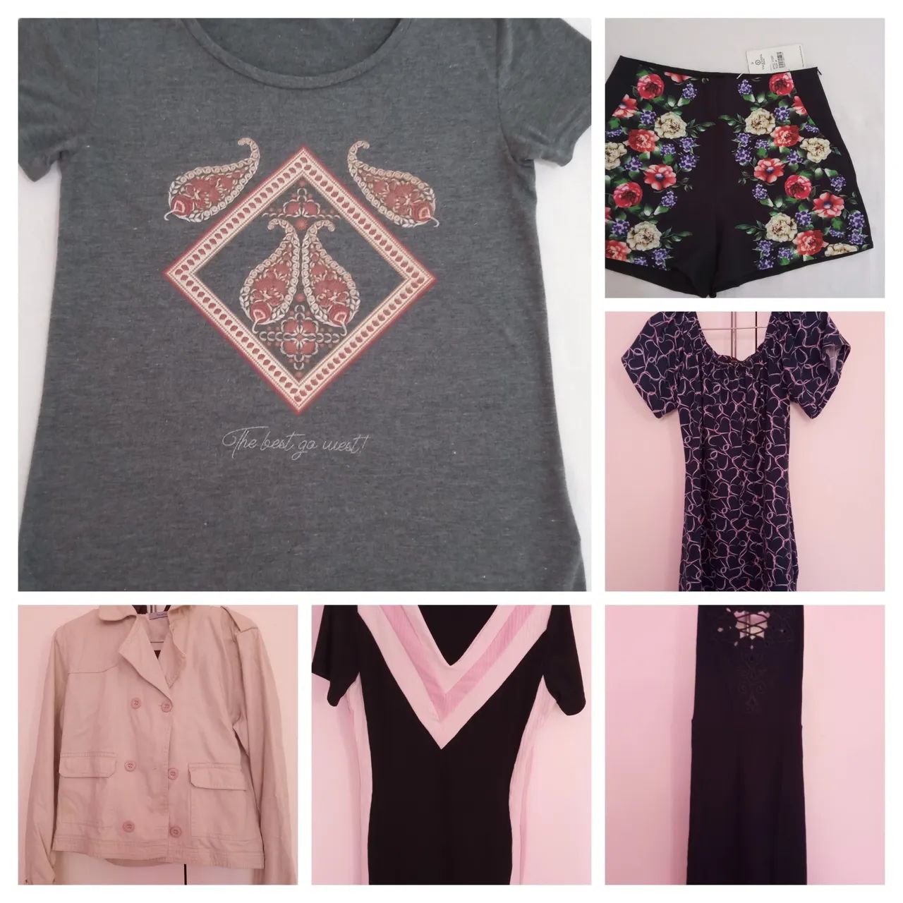 Lote de roupas tamanho M. Novas!