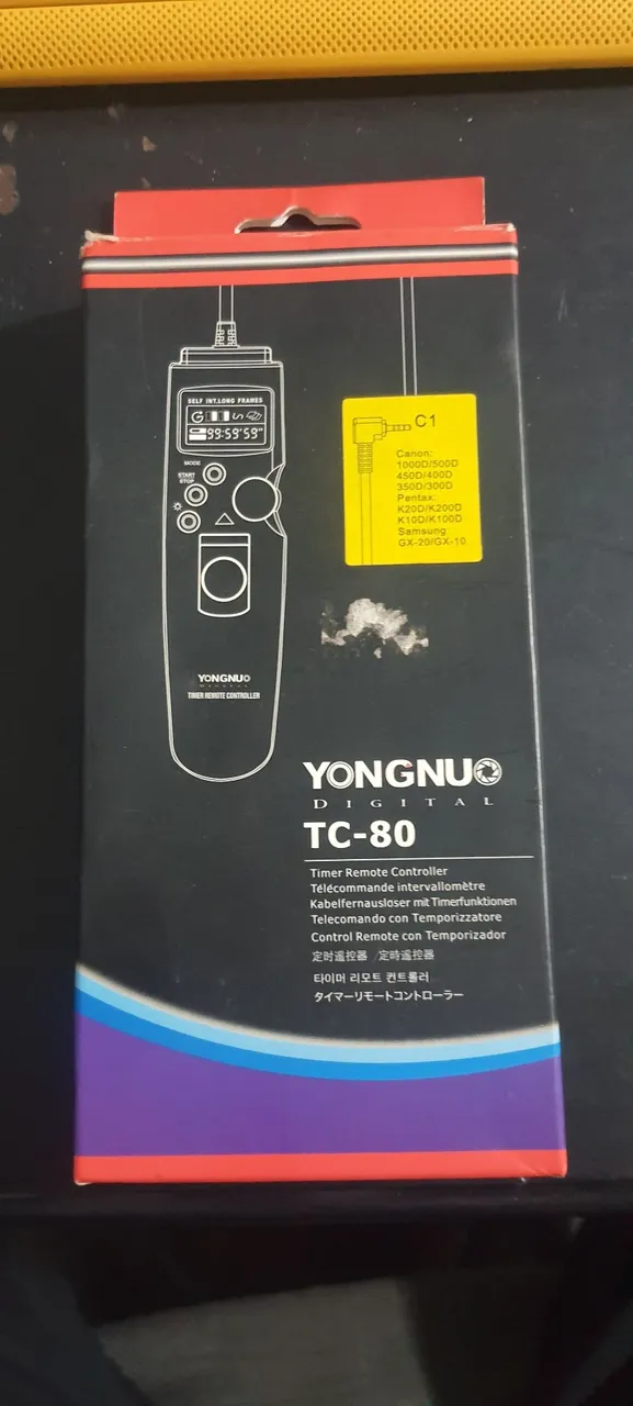 Controle Remoto Timer Yongnuo TC-80 C1