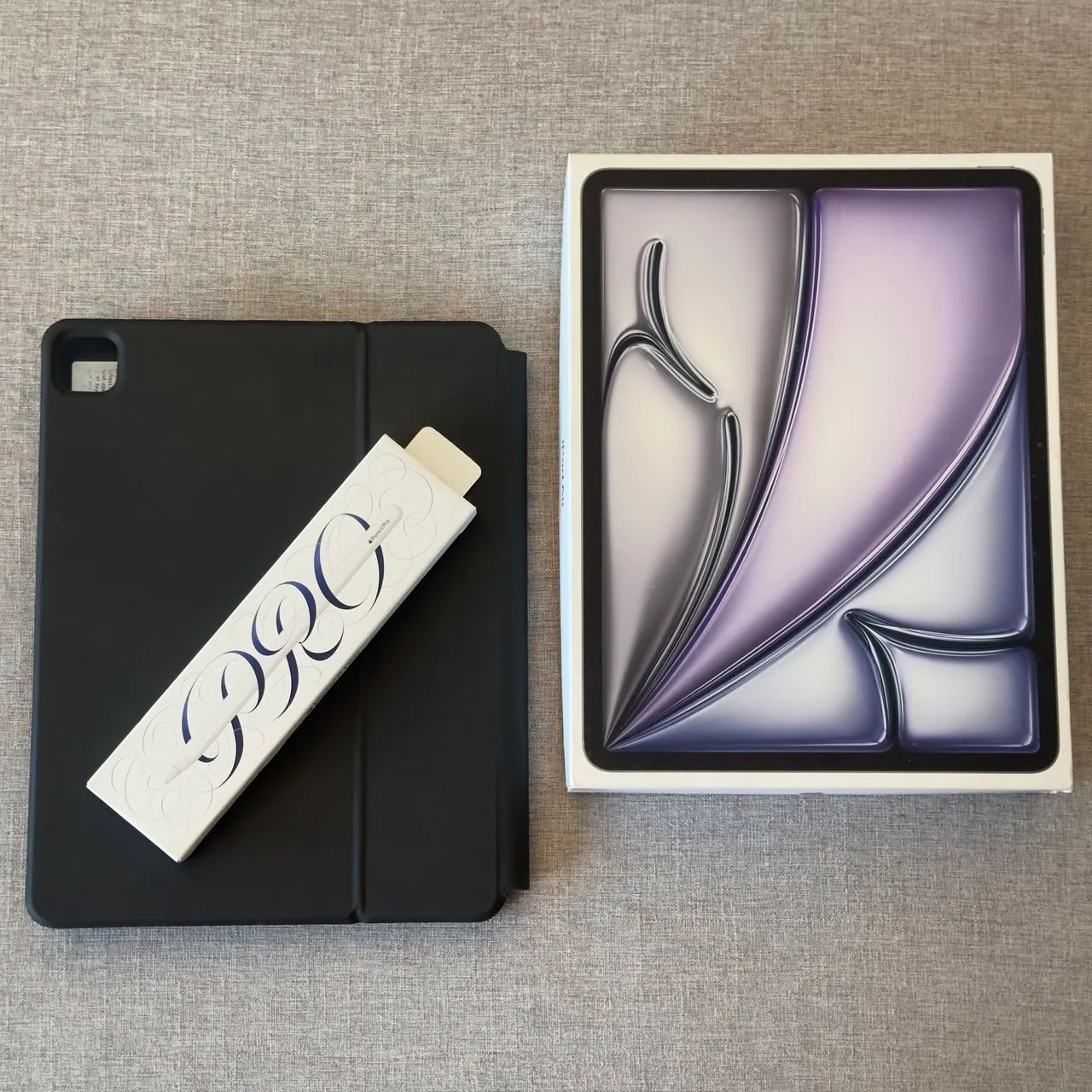 IPad M2 13 polegadas 128g + Apple Pencil Pro + Case com teclado  - Foto 3