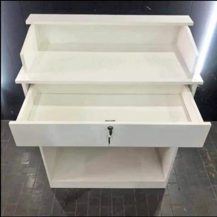 BALCÃO CAIXA MDF LOJA COMÉRCIO SIMPLES - NOVO