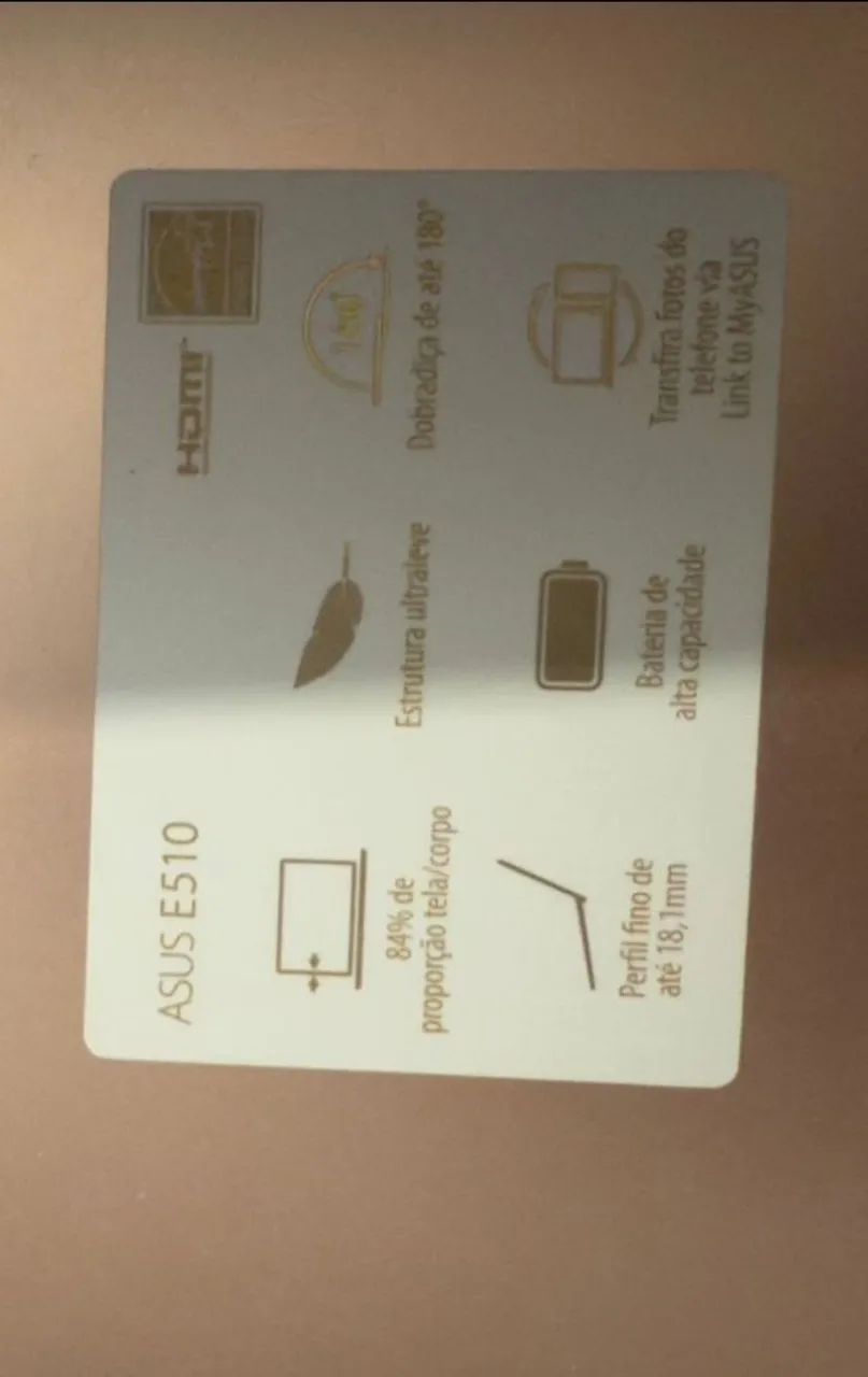 NOTEBOOK ASUS E 510 - Foto 5