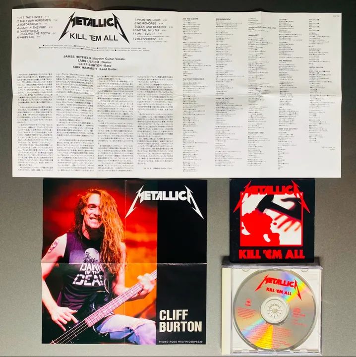 Cd Metallica - Kill 'Em All japonês raro importado  - Foto 2