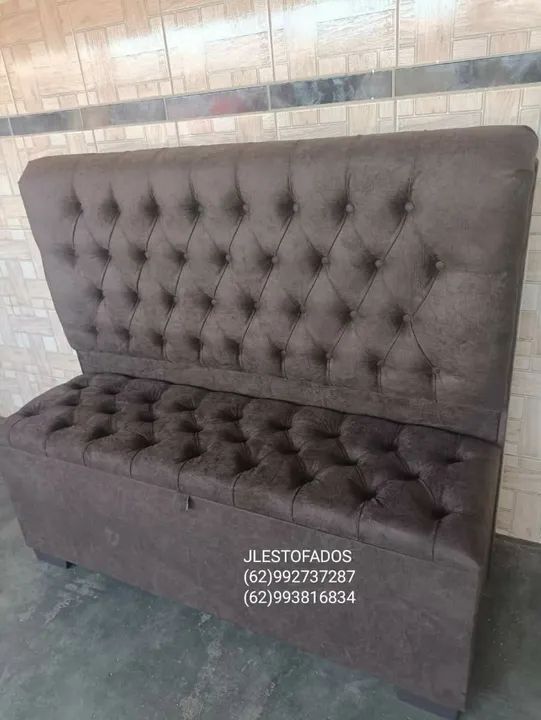 Cabeceira é Baú Recamier 