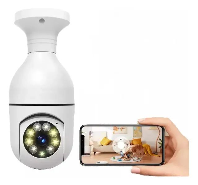 Câmera De Monitoramento Smart Wifi Full Hd Detecção Humana Cor Branco