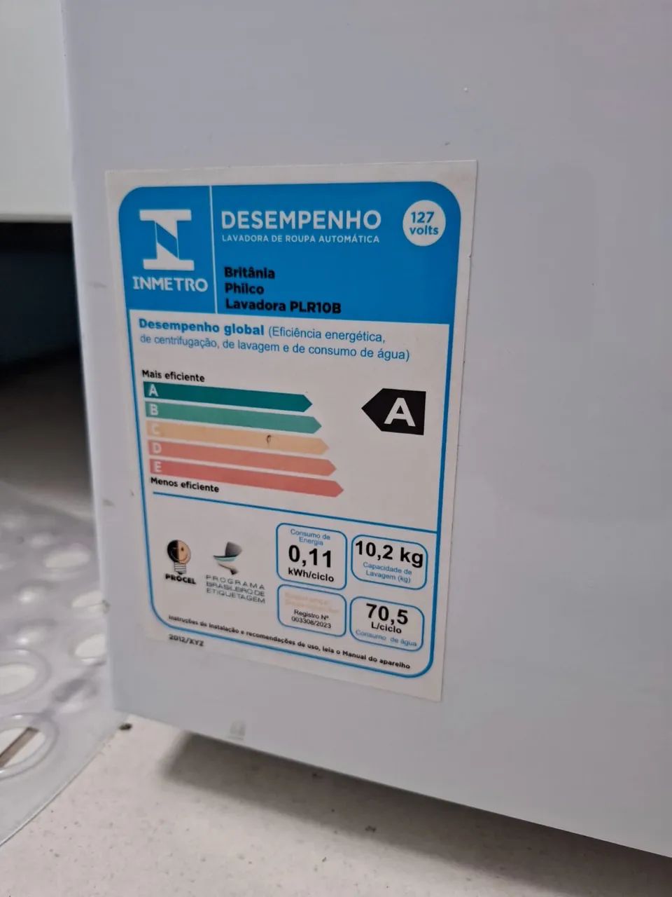 Maquina de lavar roupa PHILCO 10Kg PLR10B - Inverter Plus - PERFEITA!! - Foto 3