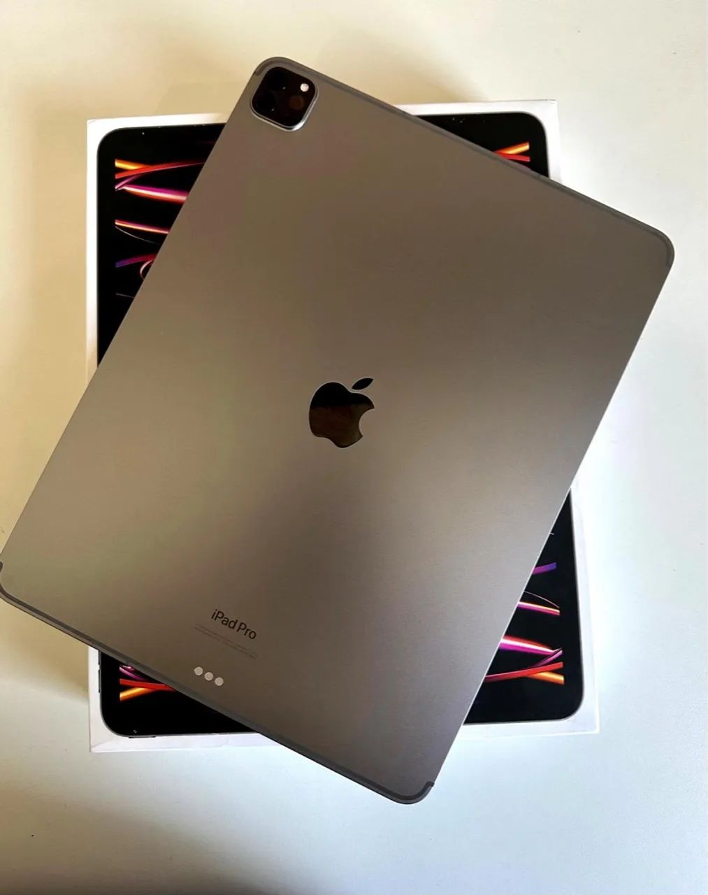 iPad Pro 12.9 M2 Wifi + Celular 256GB Na Caixa  - Foto 3