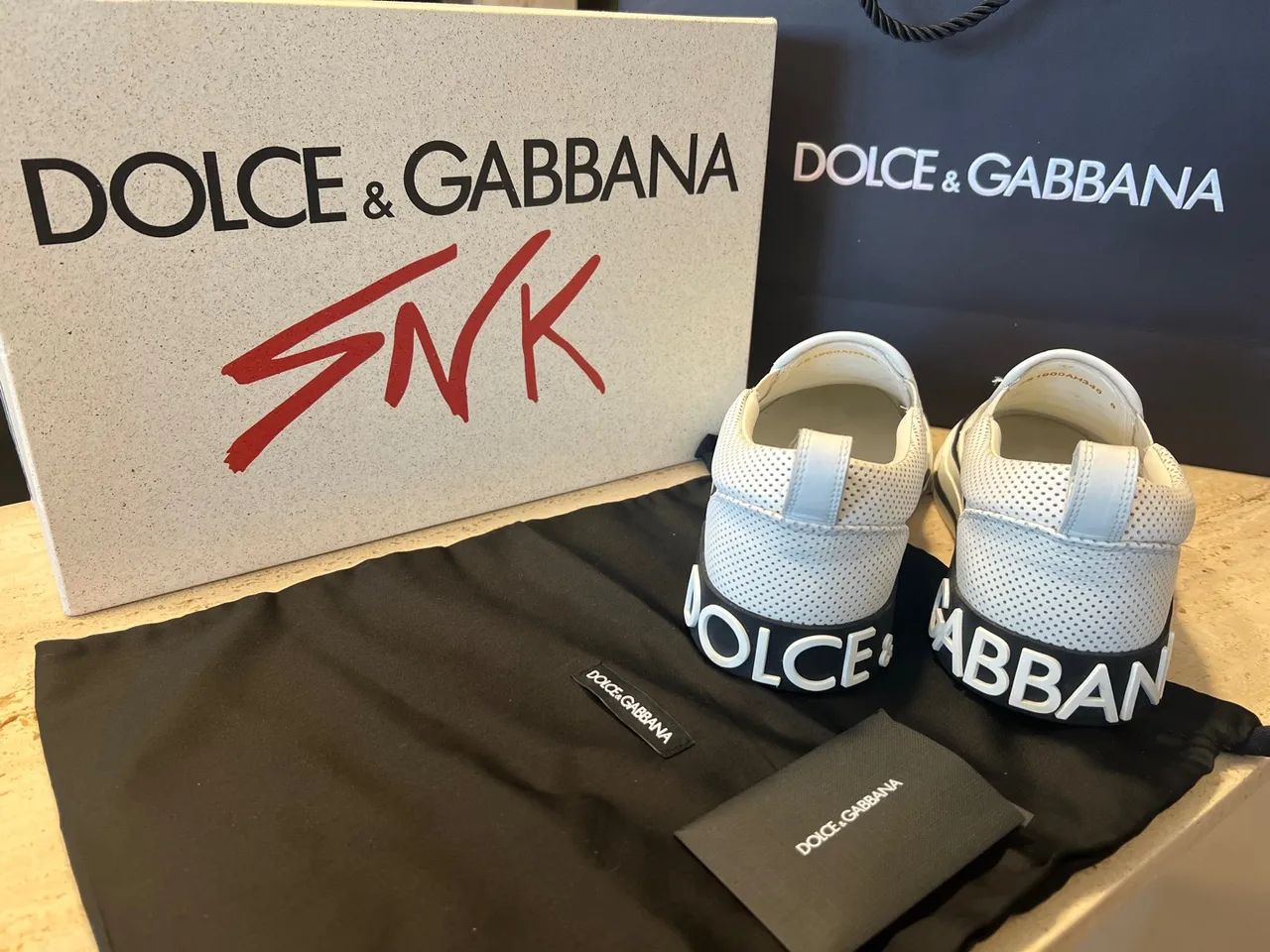 Tênis Dolce & Gabbana - Seminovo - T: 42 - SNEAKER BASSA VIT