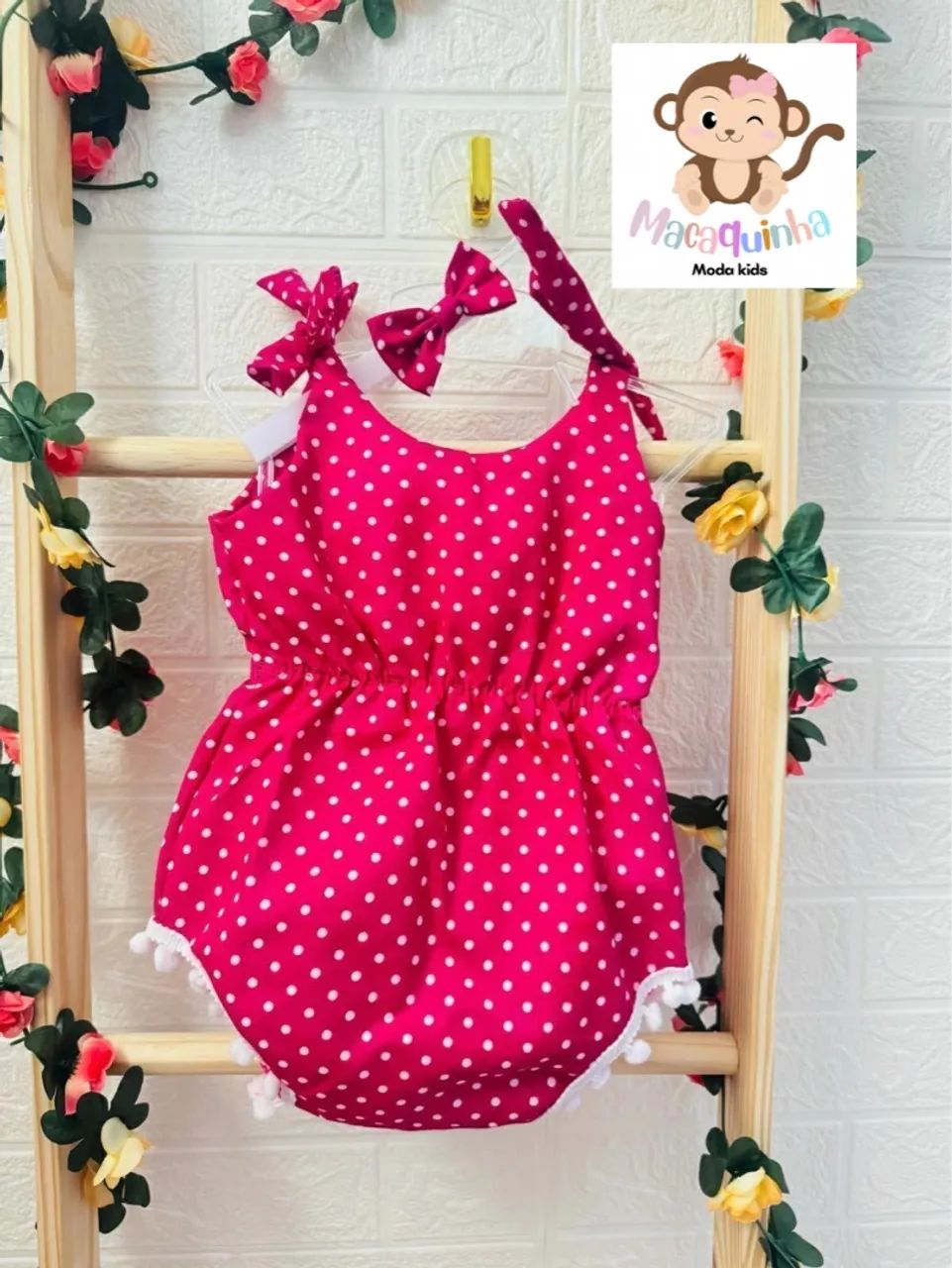 Vestido infantil e Romper - M ao G - Foto 5