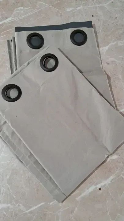 Cortina Corta Luz Cor Areia Bella Janela bloqueia a luz - Foto 2