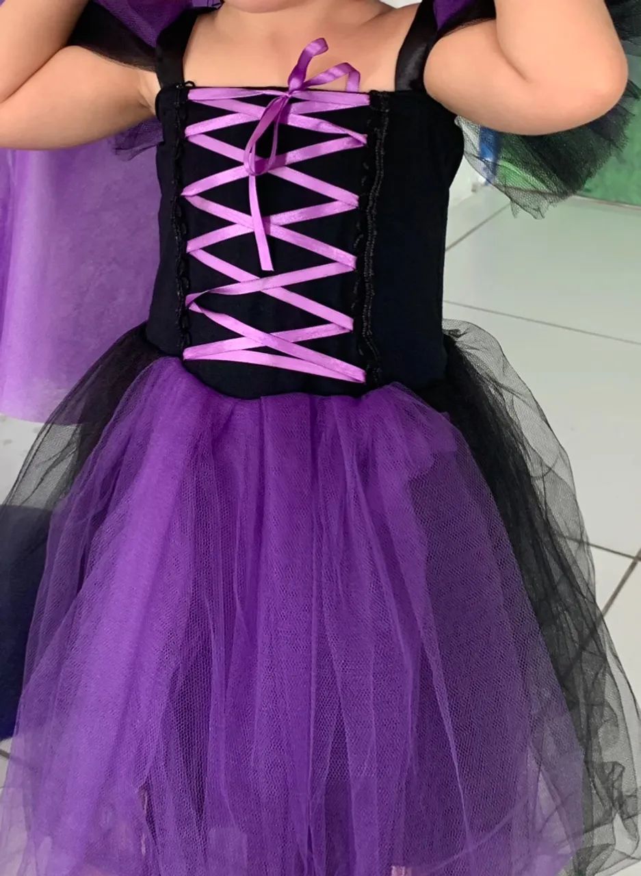 Fantasia bruxa hallowen  TAM 3