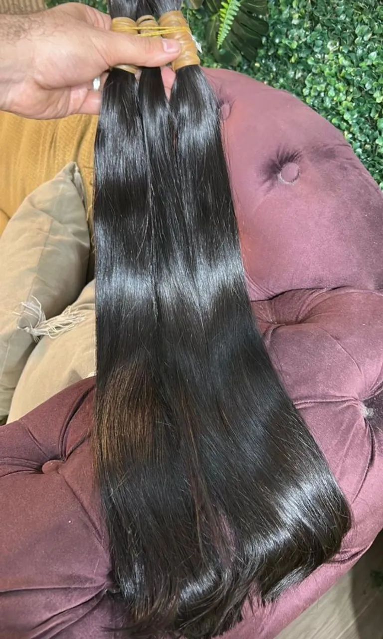 Cabelos humanos a partir 