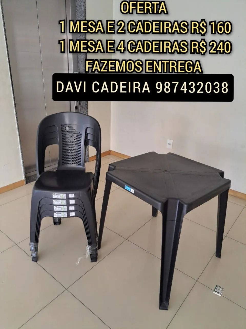 OFERTA MESA DE PLASTICO XM SZ CERELLO XM ENTREGA HOJE