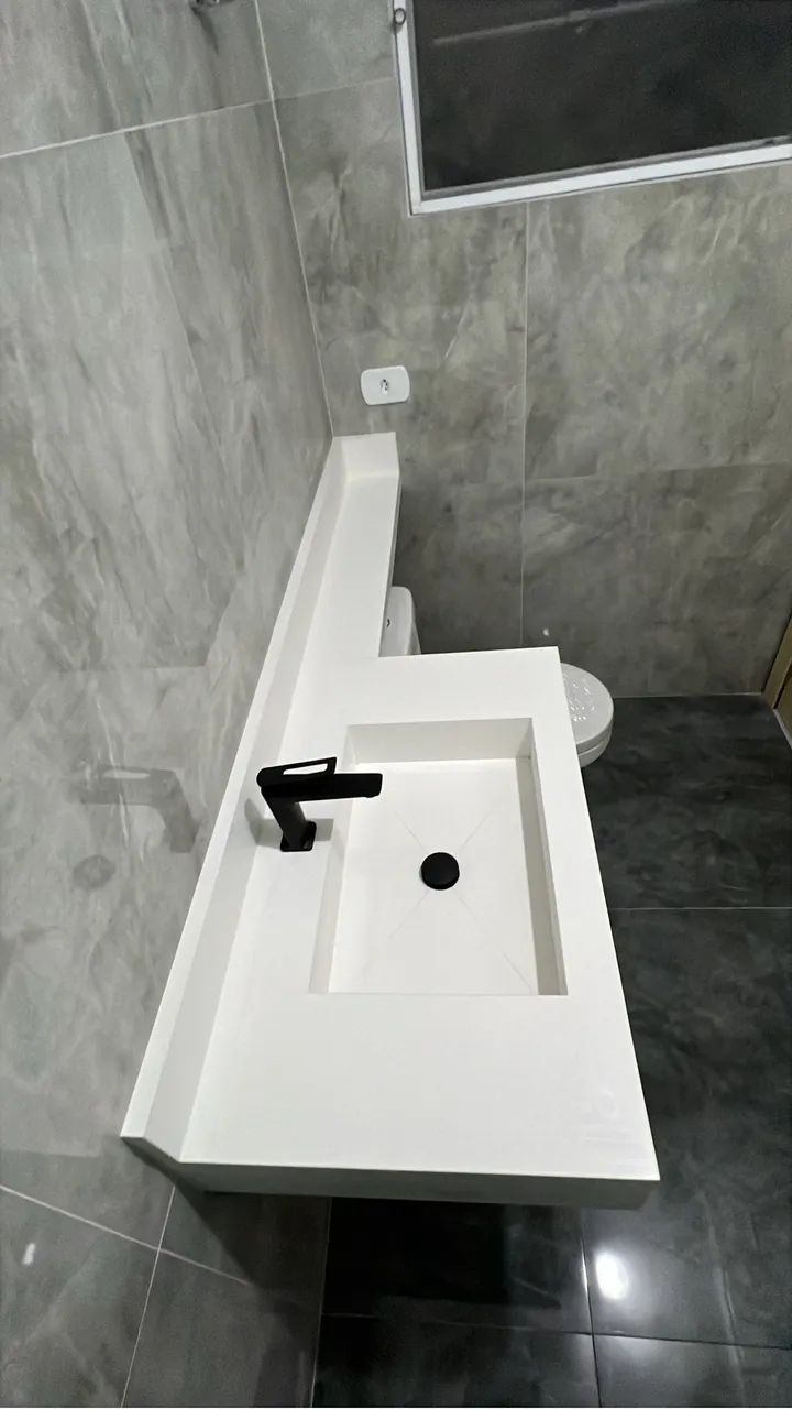 Lavatório de porcelanato - Foto 3