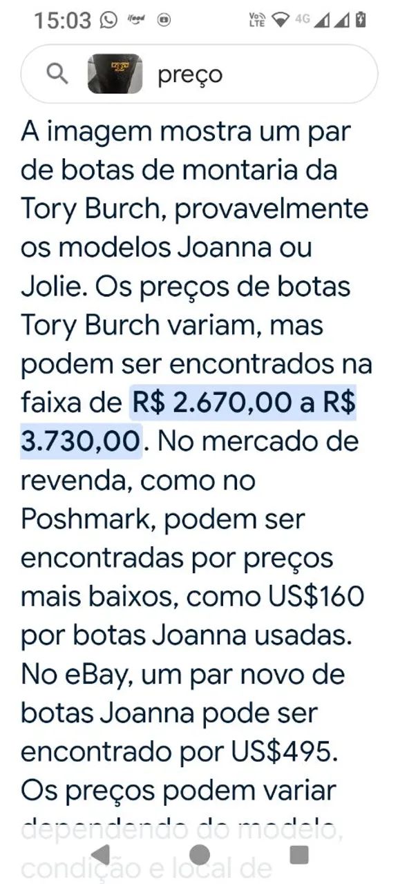 Bota de cano alto preta - Tory Burch - Foto 4