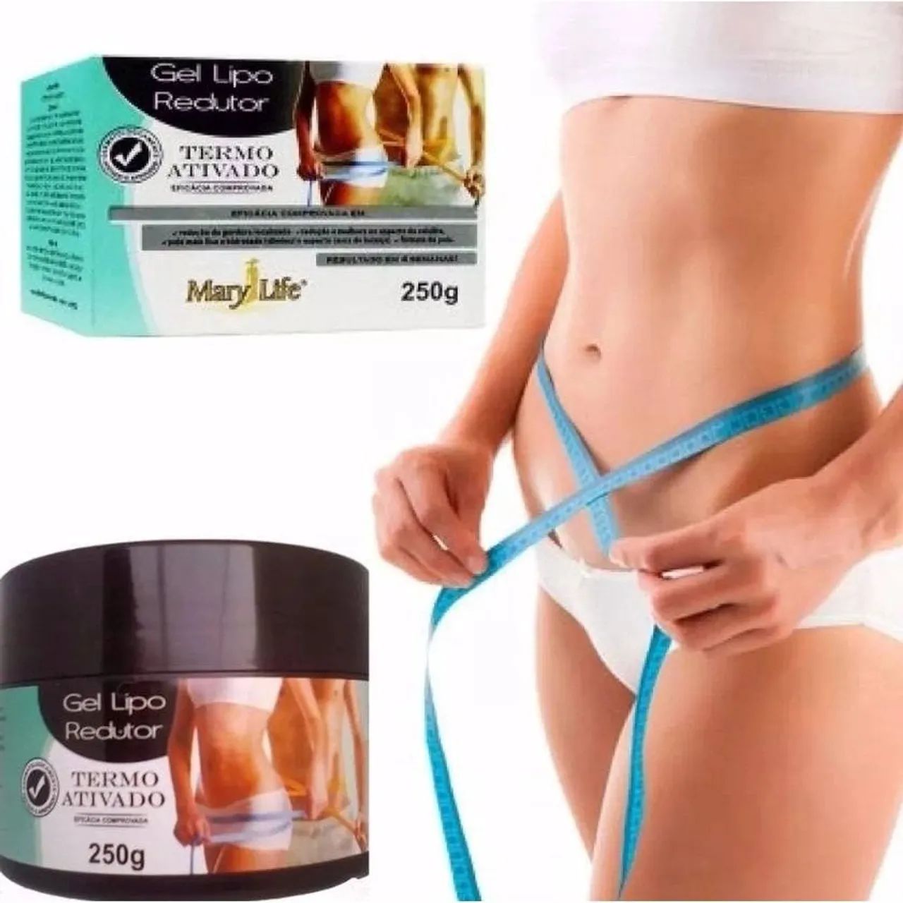 Gel Redutor SlimFit - Termo Ativado - 200g - Foto 4