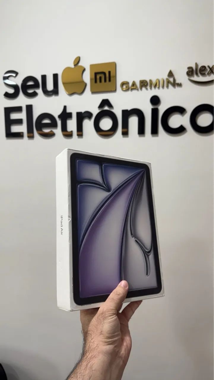 iPad Air M3 13pol 128gb Novo 