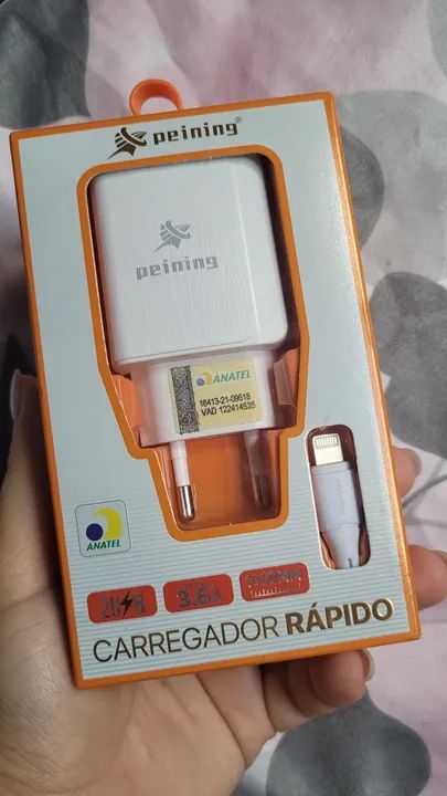 Carregador Rápido Peining 3.6A para Celular