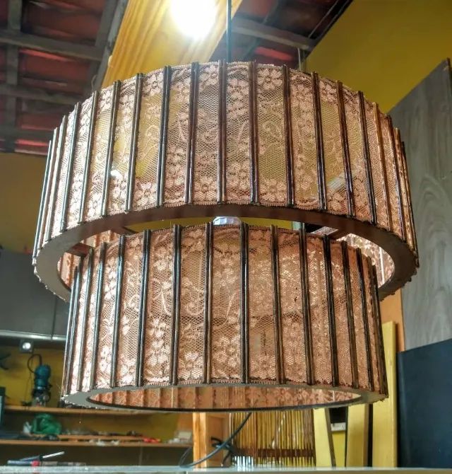 Lustre Lumennato, Gran Duo Si 50, Em Madeira - Foto 4