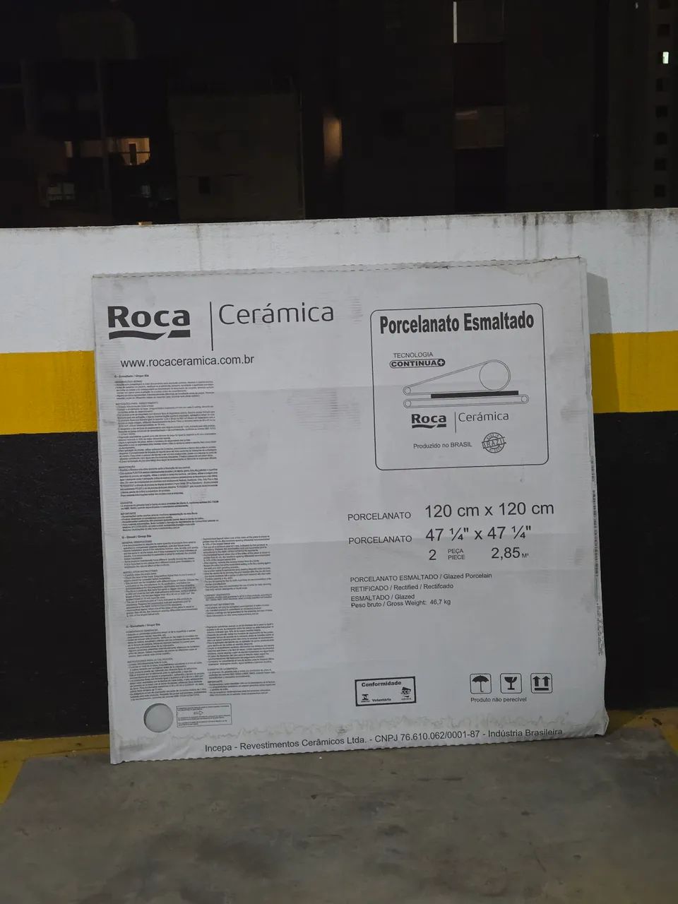 Porcelanato esmaltado 120cmx120cm ROCA CERAMICA