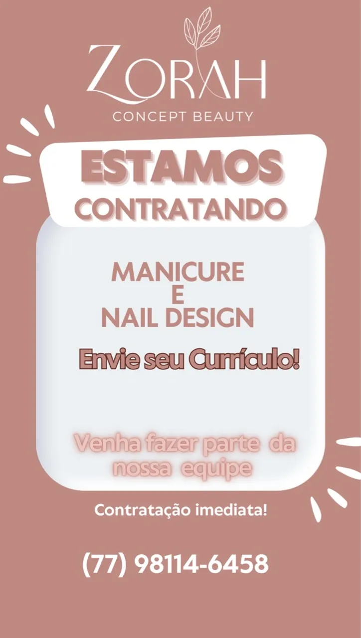 CONTRATA MANICURE E NAIL DESIGN 