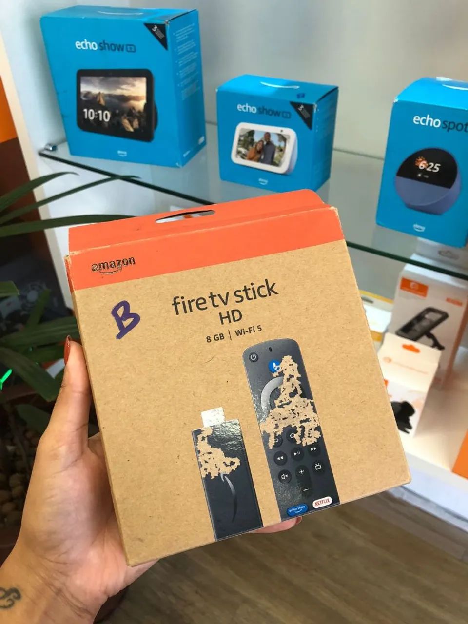 Fire TV Stick HD - 8GB - Wi-Fi 5 Novo Lacrado 