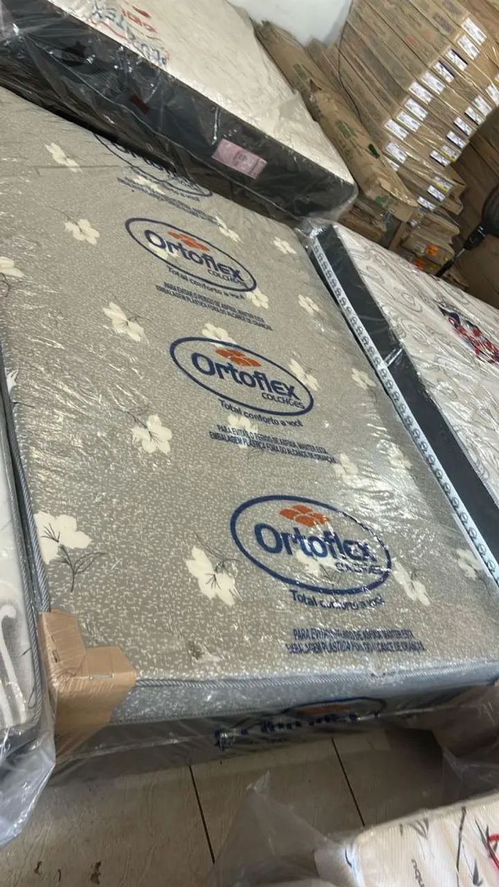 CAMA BOX CASAL NOVA, ESPUMA 