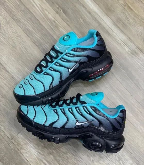 Tênis Nike Air Max TN Plus Importado Azul/Preto  - Foto 2
