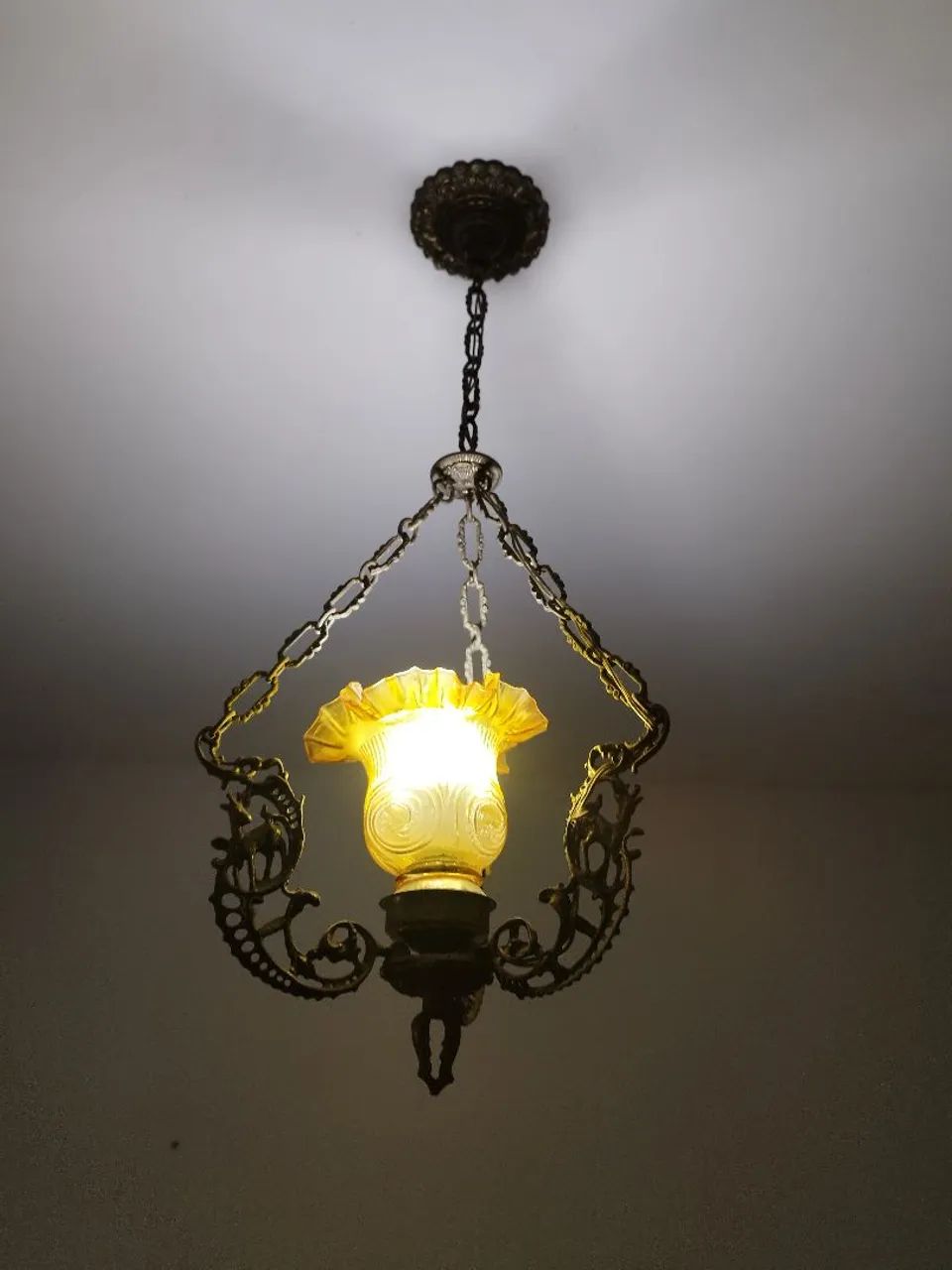 Lustre pendente antigo - Foto 2