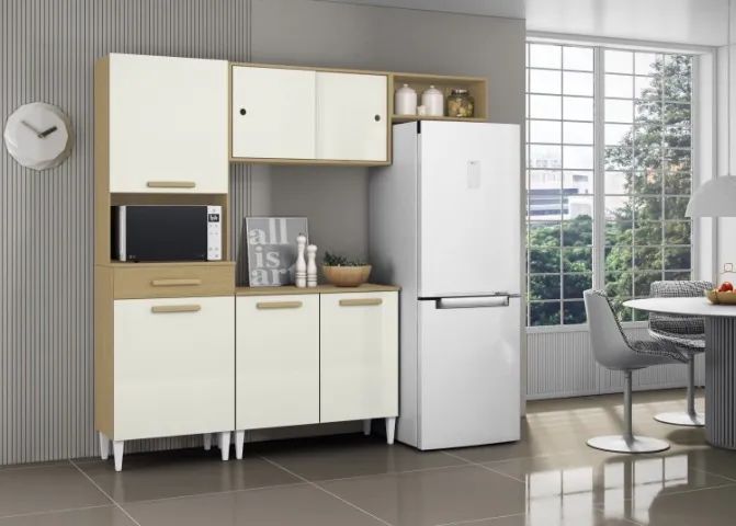 Cozinha Compacta Com Balcão Hermmes