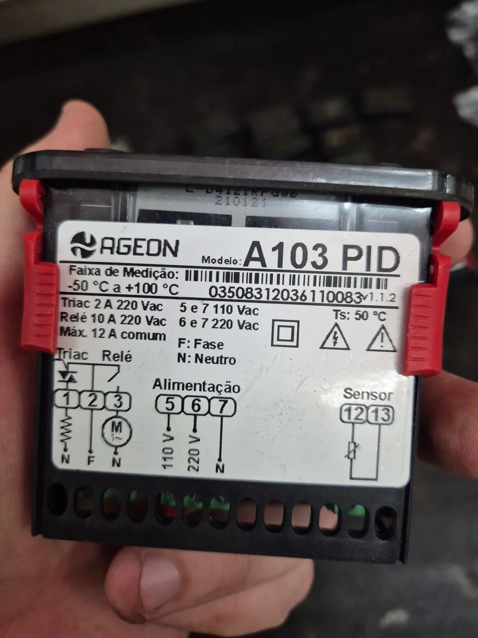 4 Controladores PID A103 pra chocadeiras e Sensor de Umidade - Foto 3