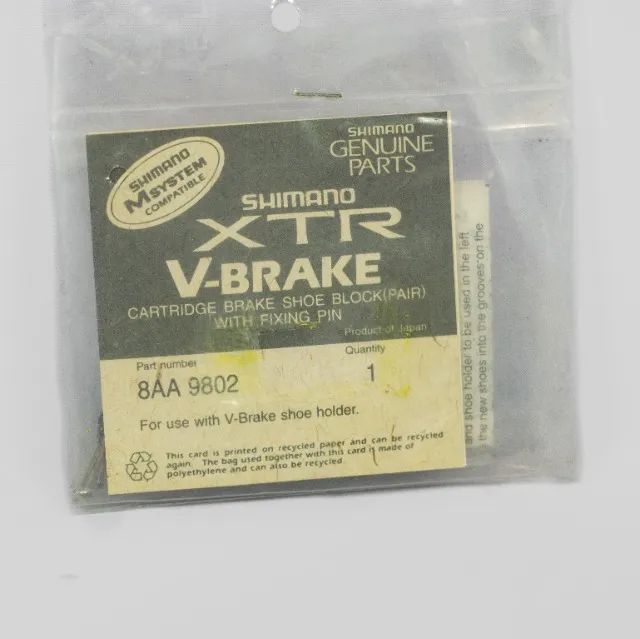 Refil/Sapata V-Brake Shimano XTR M950/M951/960/970 - NOVO C/ NF