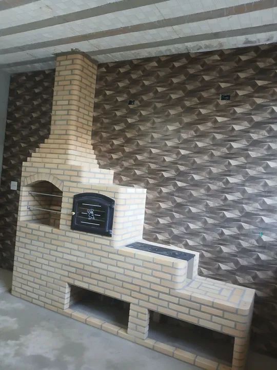 Churrasqueira Forno e fogão a lenha 