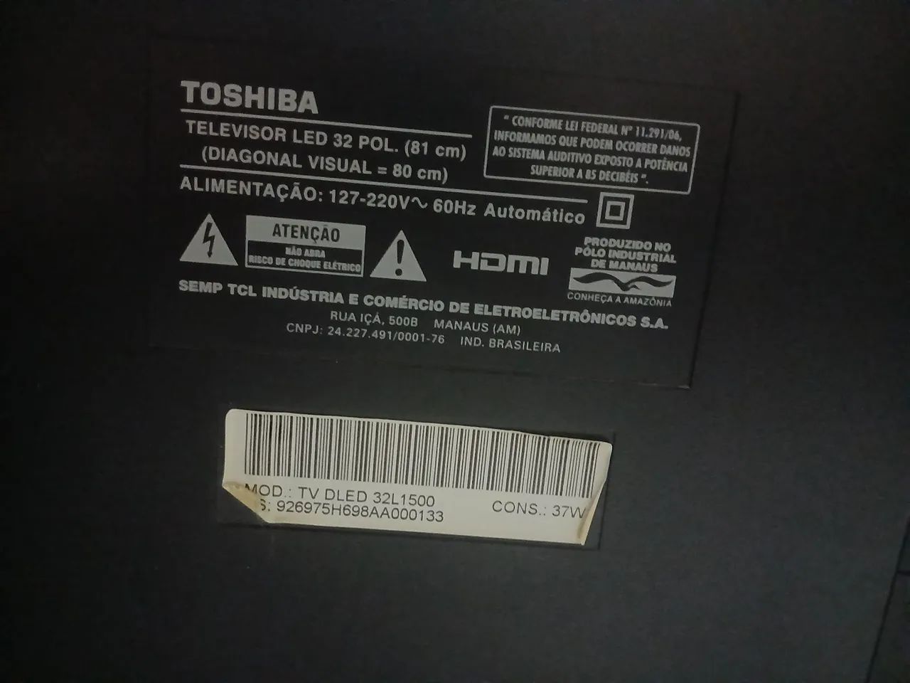 TV Toshiba 32 polegadas - Foto 4