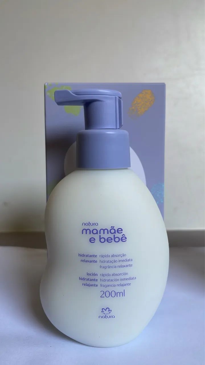 Hidratante mamãe e bebê na promoção 