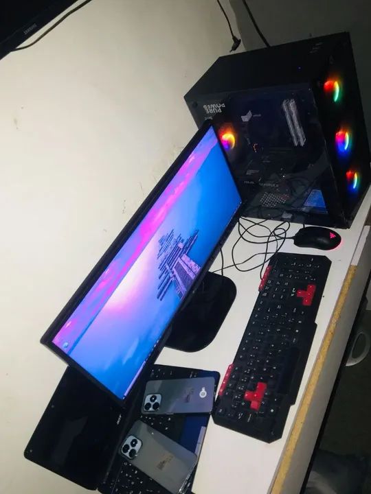 PC Gamer Completo com Gabinete RGB super potente 