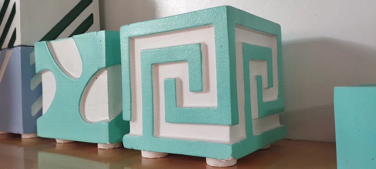 Vasos de planta decorativos em cerâmica