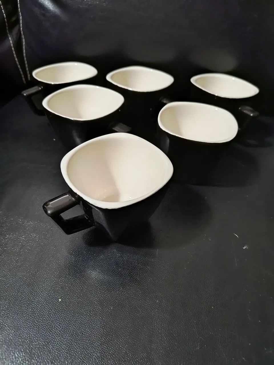 Jogo de jantar branco e preto OXFORD TODAY - Foto 5