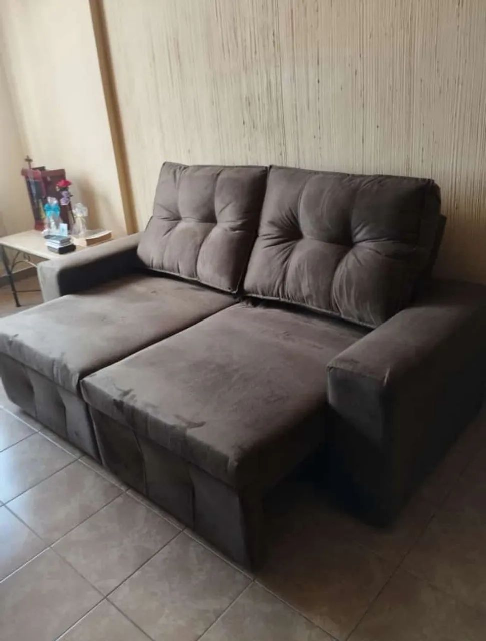 Sofá Berlin Retrátil É Reclinável No Crediário. Entrega grátis Loja R&L Moveis  - Foto 3