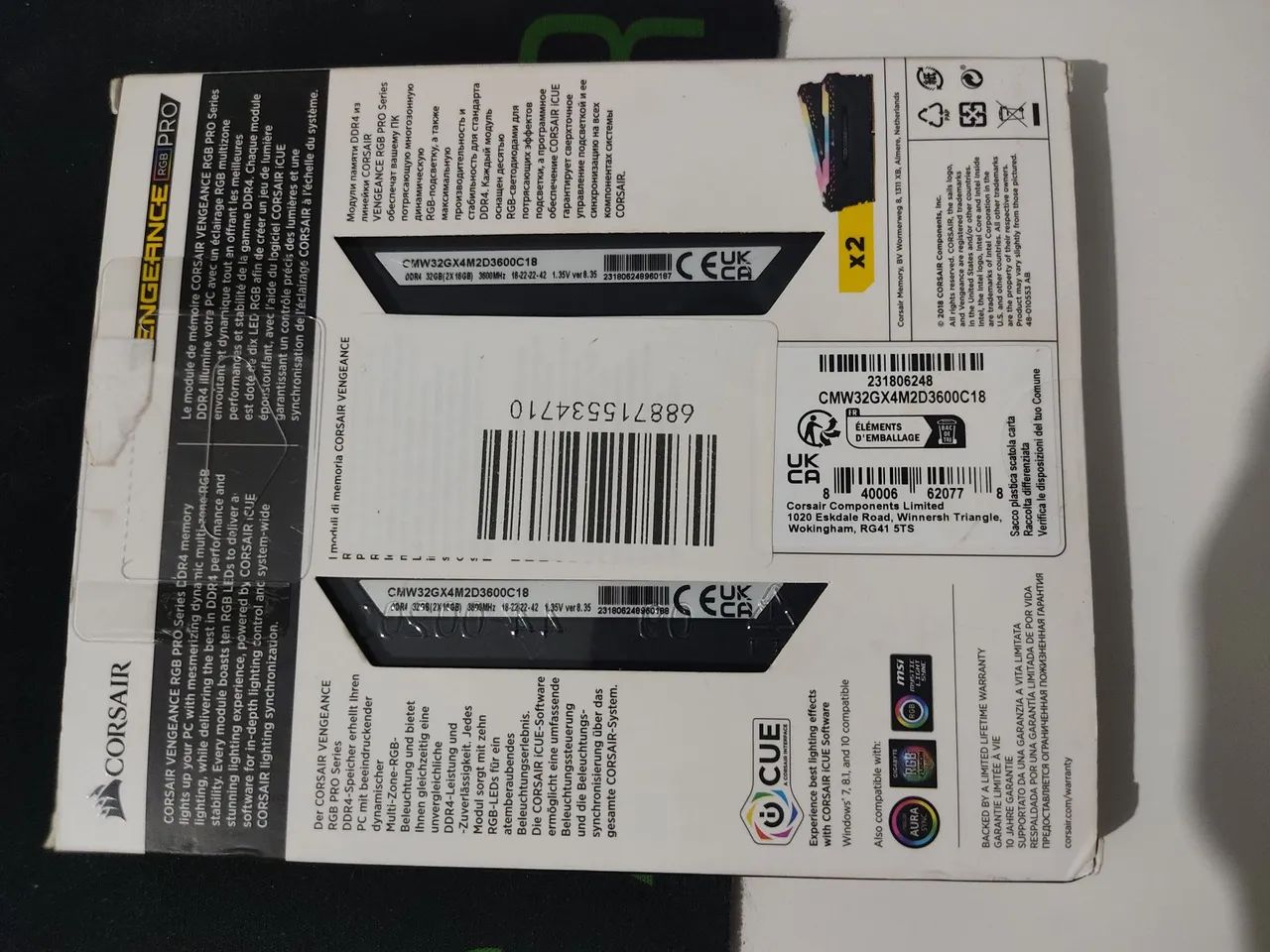 Memória Ram Corsair 32GB - Foto 2