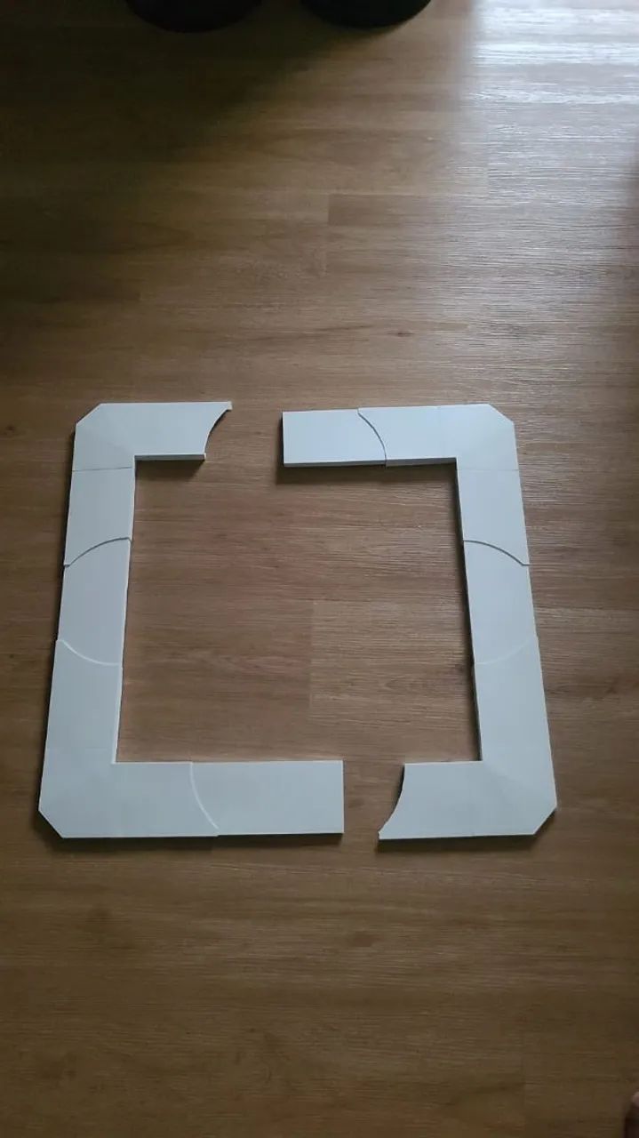 Moldura de ar condicionado de janela