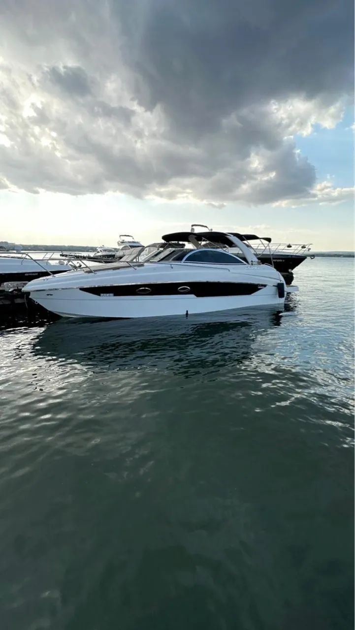Lancha Cimitarra 340 com 2x Motores Mercruiser 4.3 220Hp 2012 Cota 25%