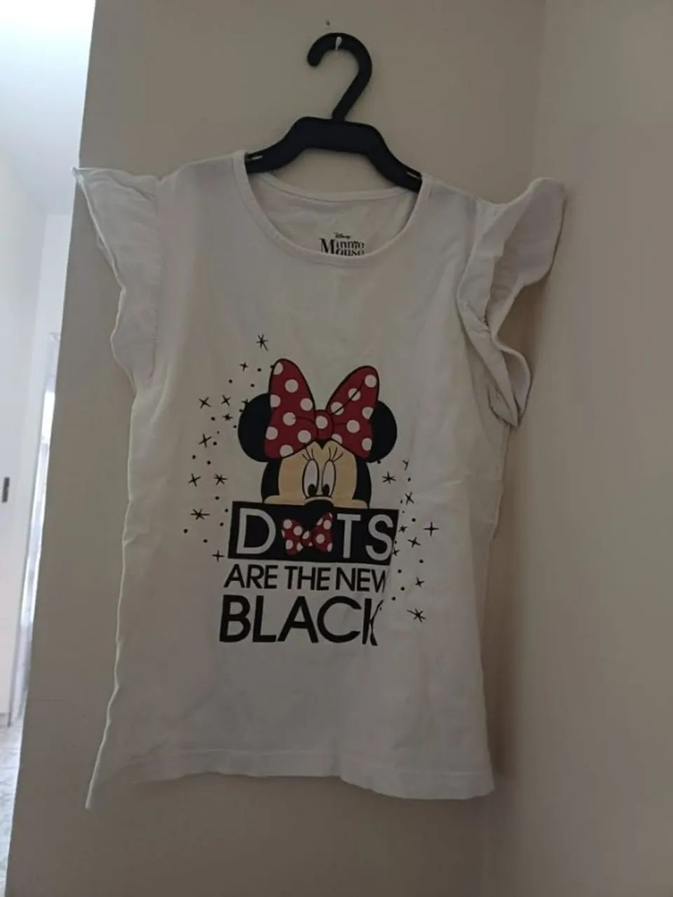 Blusa Minnie Mouse tamanho 12