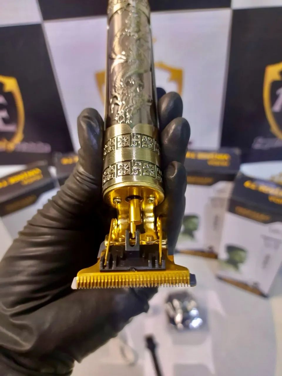 Aparador de Cabelo e Barba T9 - Lâmina de Precisão com Design Exclusivo - Foto 3