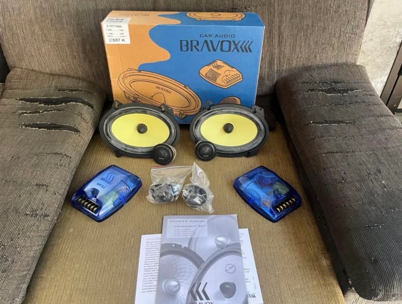 Raro kit duas vias Bravox CS57k Pioneer Focal Sony kenwood JL Áudio Hertz audiobahn