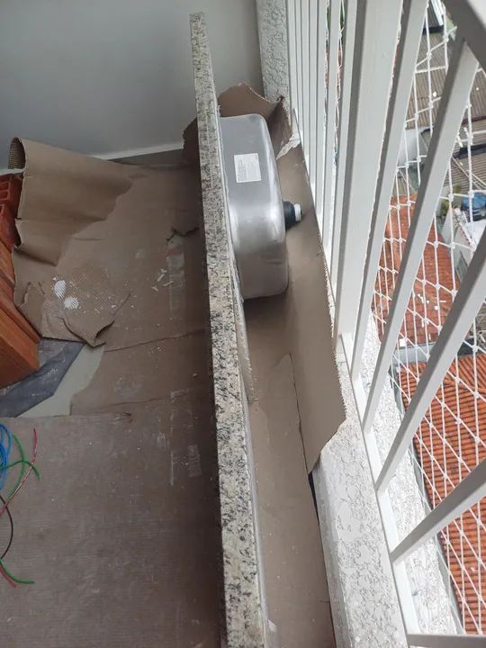 Pia cozinha docol + Granito santa Cecília 