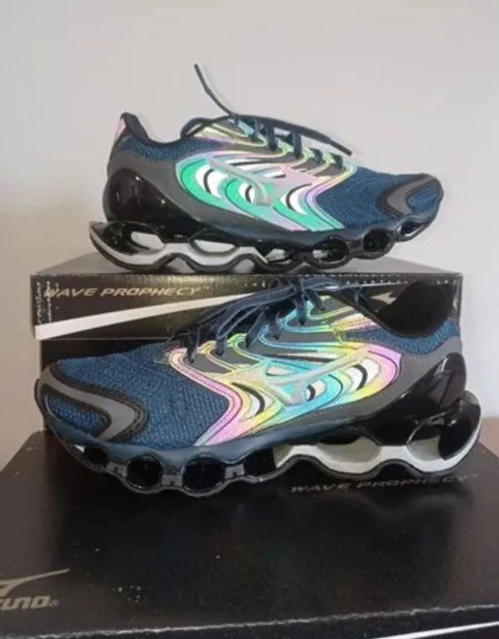 Tênis Mizuno Wave Prophecy 12 s-Azul - Foto 4
