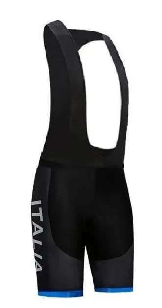 Bretelle Gel Azul Itália - ESPUMA E GEL 9D Roupa De Ciclismo Bike