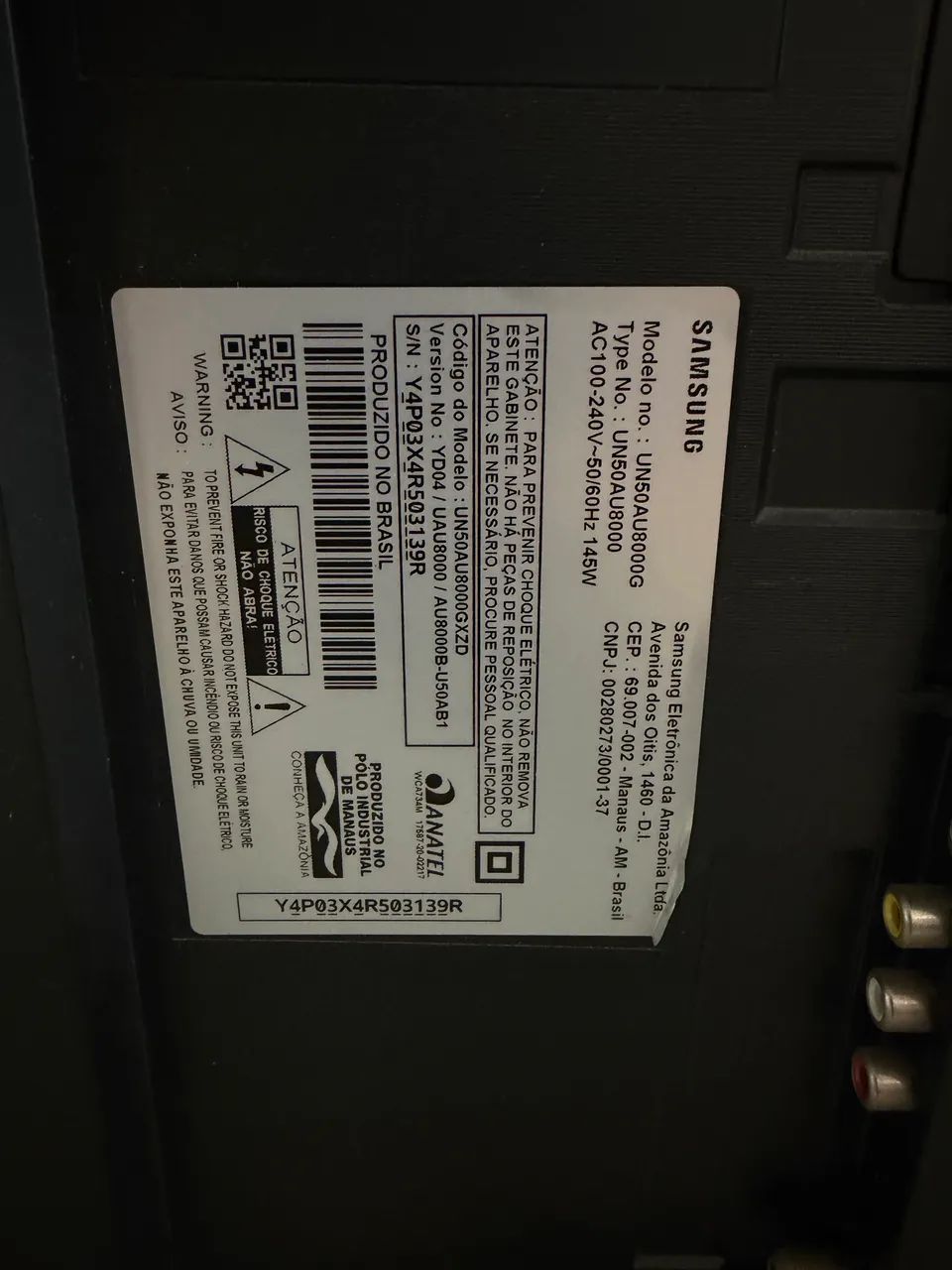 TV Samsung 50 polegadas para retirada de peças - Foto 2