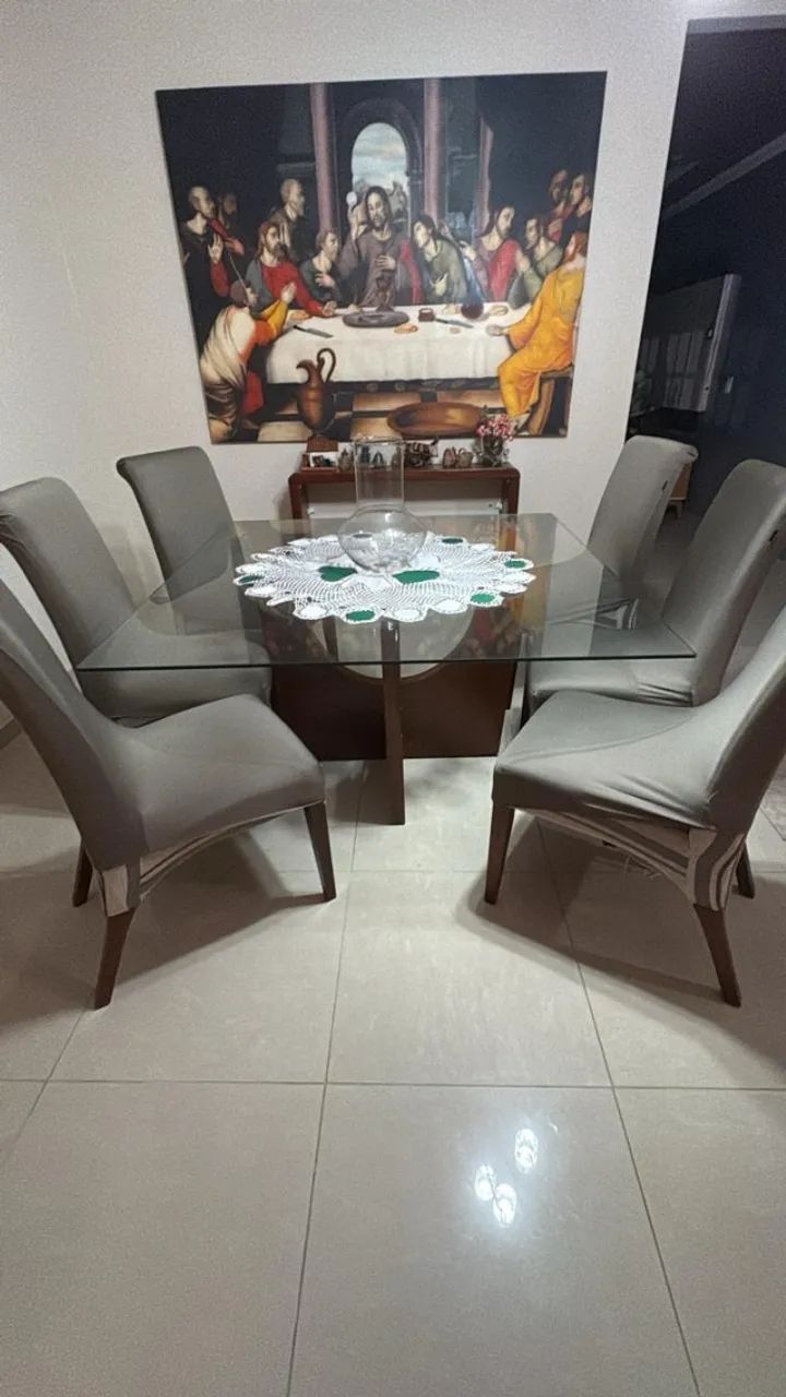 Mesa de jantar quadrada - Foto 2