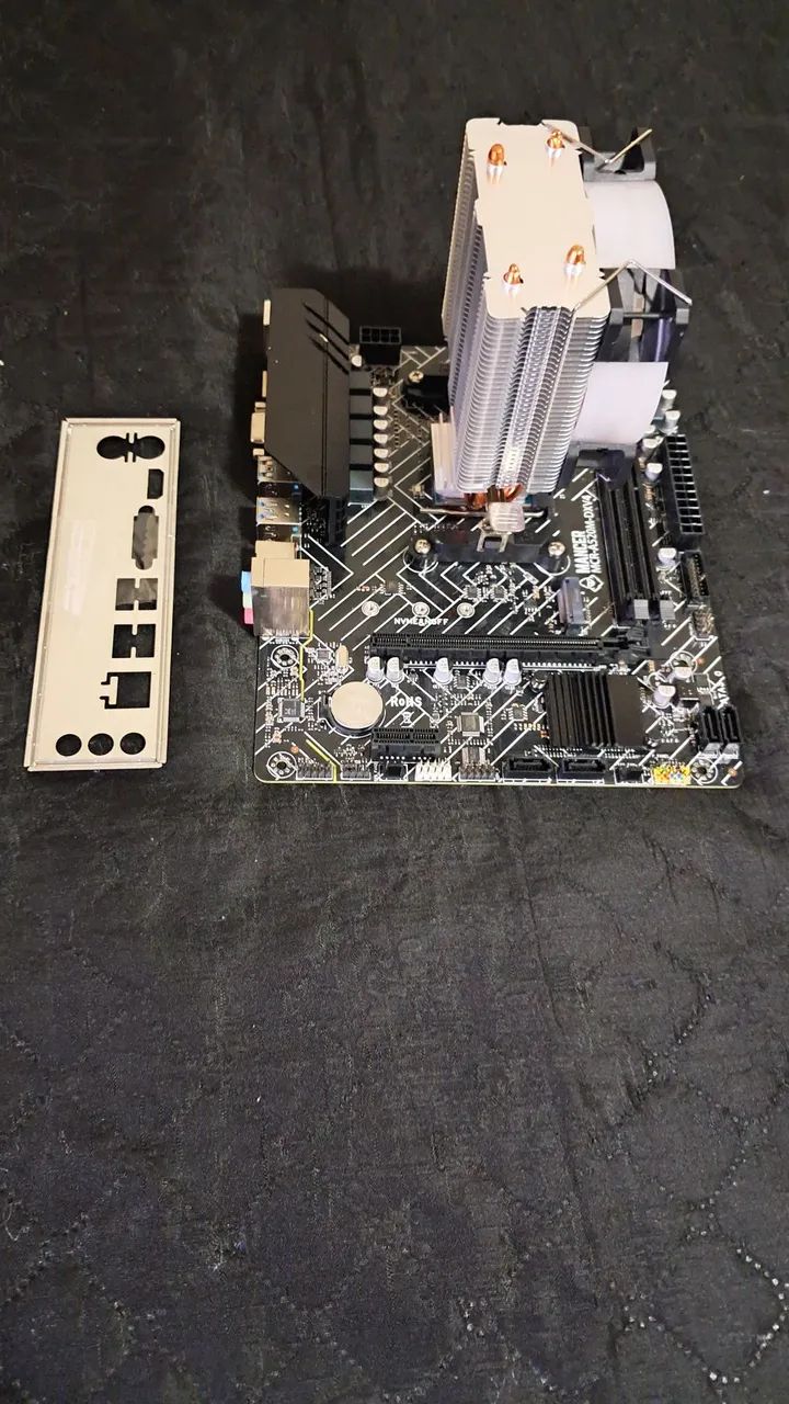 Kit AM4 - Placa mae, processador e fonte